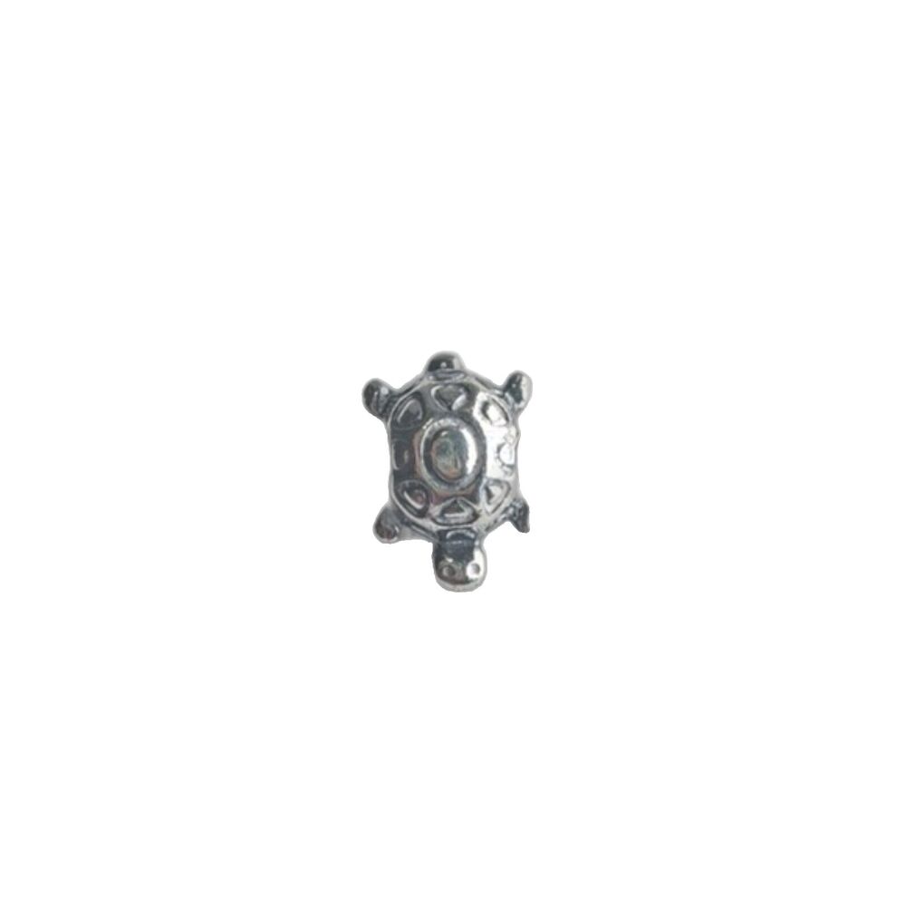 Pandora Retired Sterling Silver Turtle Animal Charm Bracelet Bead